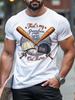 Grandson Baseball Fitted Men'S T-Shirt, Sweat-Wicking And Freedom of Movement