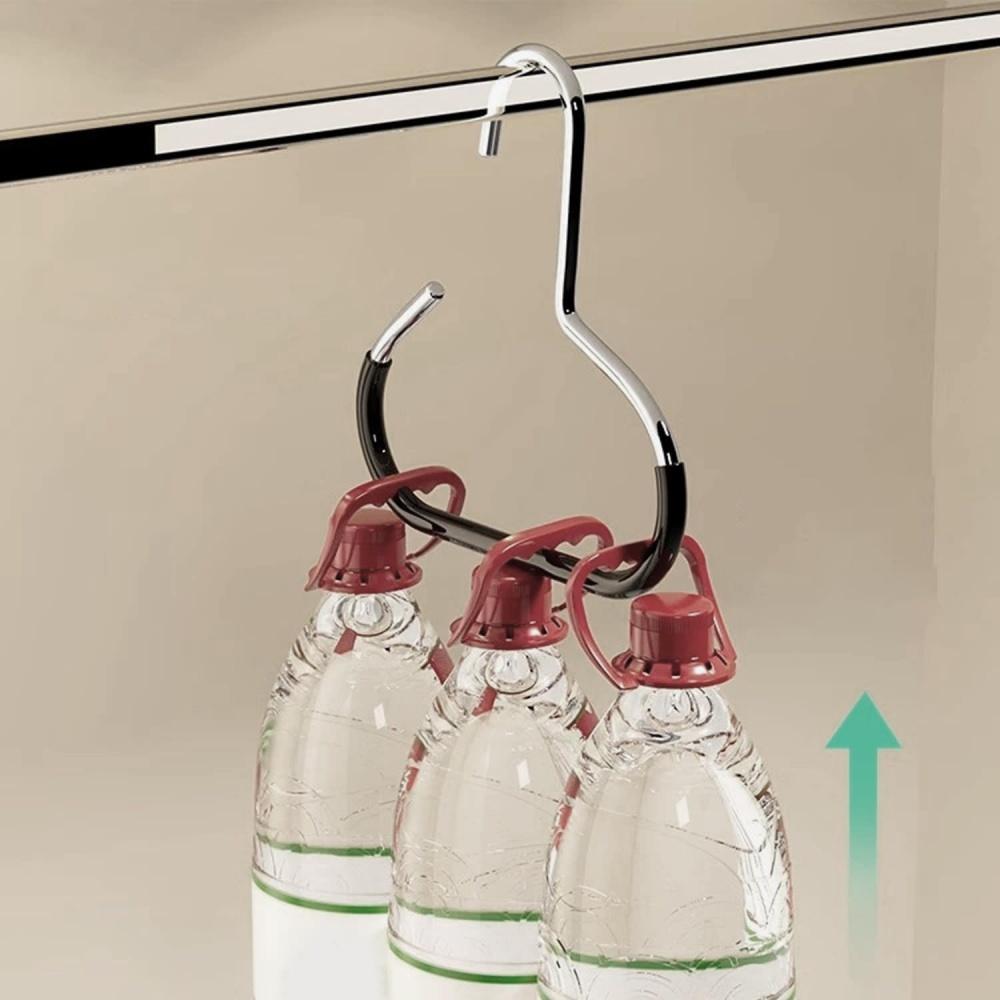 Hat Hanger Organizer for Closet, Heavy Duty Cap Hook Rack for Hats Caps, Ties Scarves & Bags, Ideal for Storage Accessories