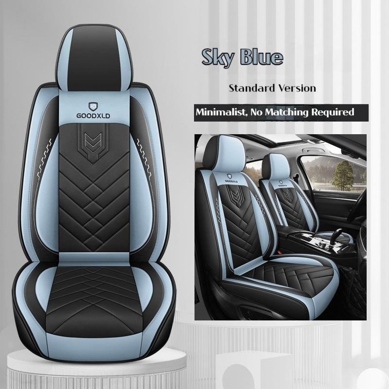 

Чехол на сиденье автомобиля Чехол на переднее сиденье Защитник сиденья Чехлы на сиденья для автомобиля Дышащая ПУ кожа Чехлы на сиденья автомобиля Подходят для большинства транспортных средств 1PC небесно-голубой