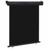 VidaXL Balcony Side Awning 140x250 Cm Black