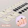 3D Waterproof Semi Cured UV Gel Toe Stickers for Nail Art-Luxurious Style Easy Apply