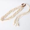 Weaving Tassel Waist Rope For Women Versatile Dress Decoration Korean Knotted Thin Waist Rope Wax Thread Knotted Waist Belt