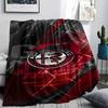 1PC Manta de Franela con Estampado Alpha Romeo, Alta Calidad para Todas las Estaciones, Decoración del Hogar, Calidez y Comodidad, Perfecta para Regalos de Navidad