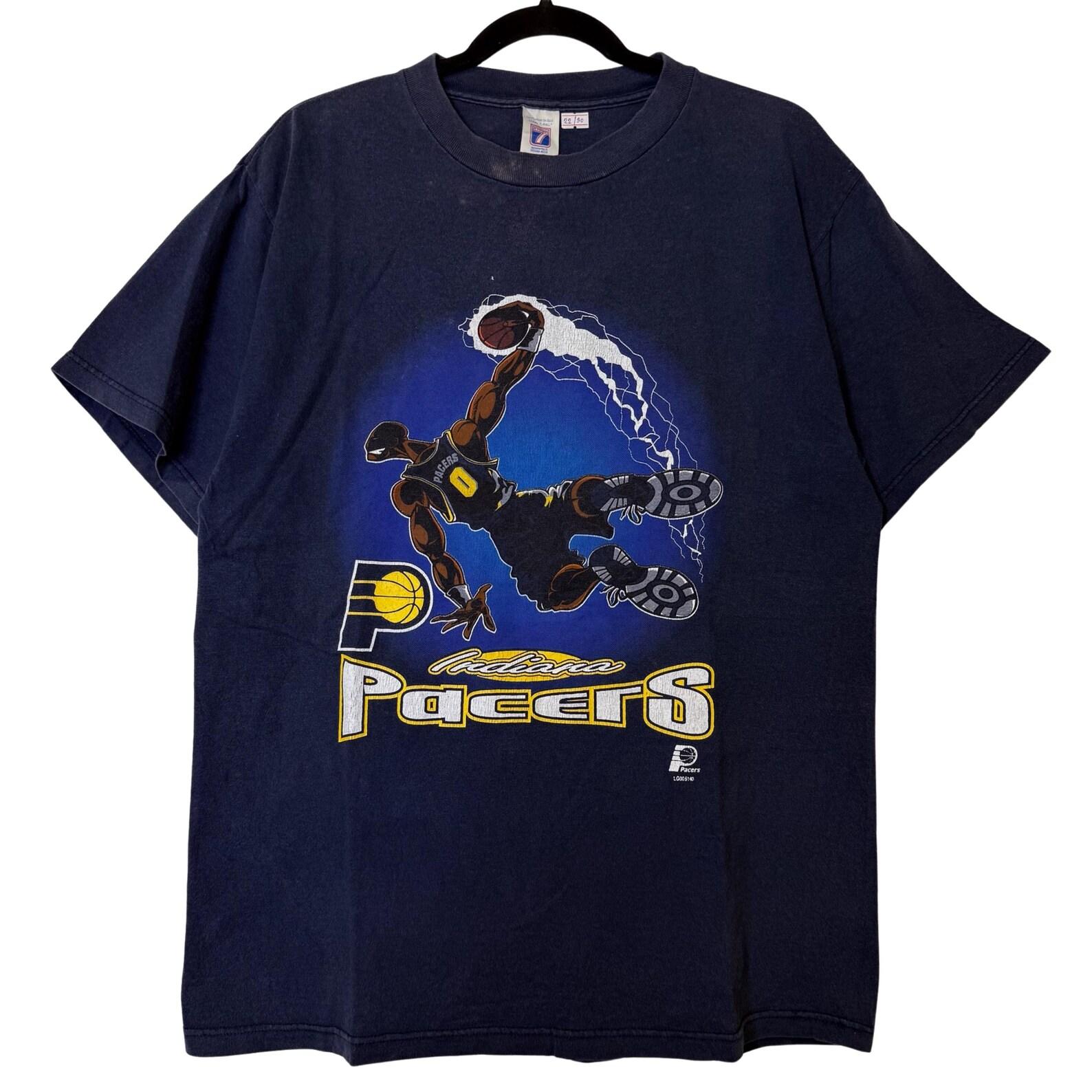 90s Indiana Pacers NBA T shirt Sz L (B2539) 3XL