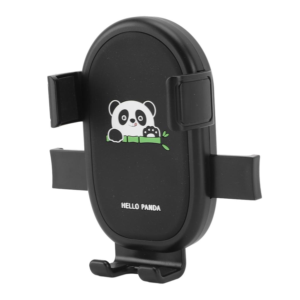Cycle Phone Holder Shock Absorbing Quick Release All Around Protective Panda Pattern Handlebar