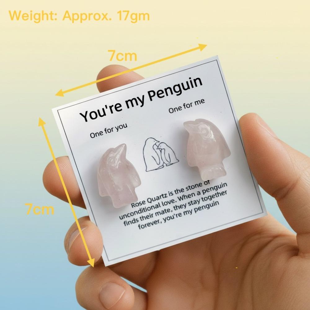 1 Paar Romantischer Stil Pinguin Geschenk Andenken Qualität Pinguinform Jubiläumsgeschenk Passendes Paar Andenken Für Ihn & Sie