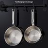 Eier Kochpfanne 316 Edelstahl Gleichmäßige Wärmeverteilung Stieltopf Für Kochfelder Küchengeschirr mit Ausguss