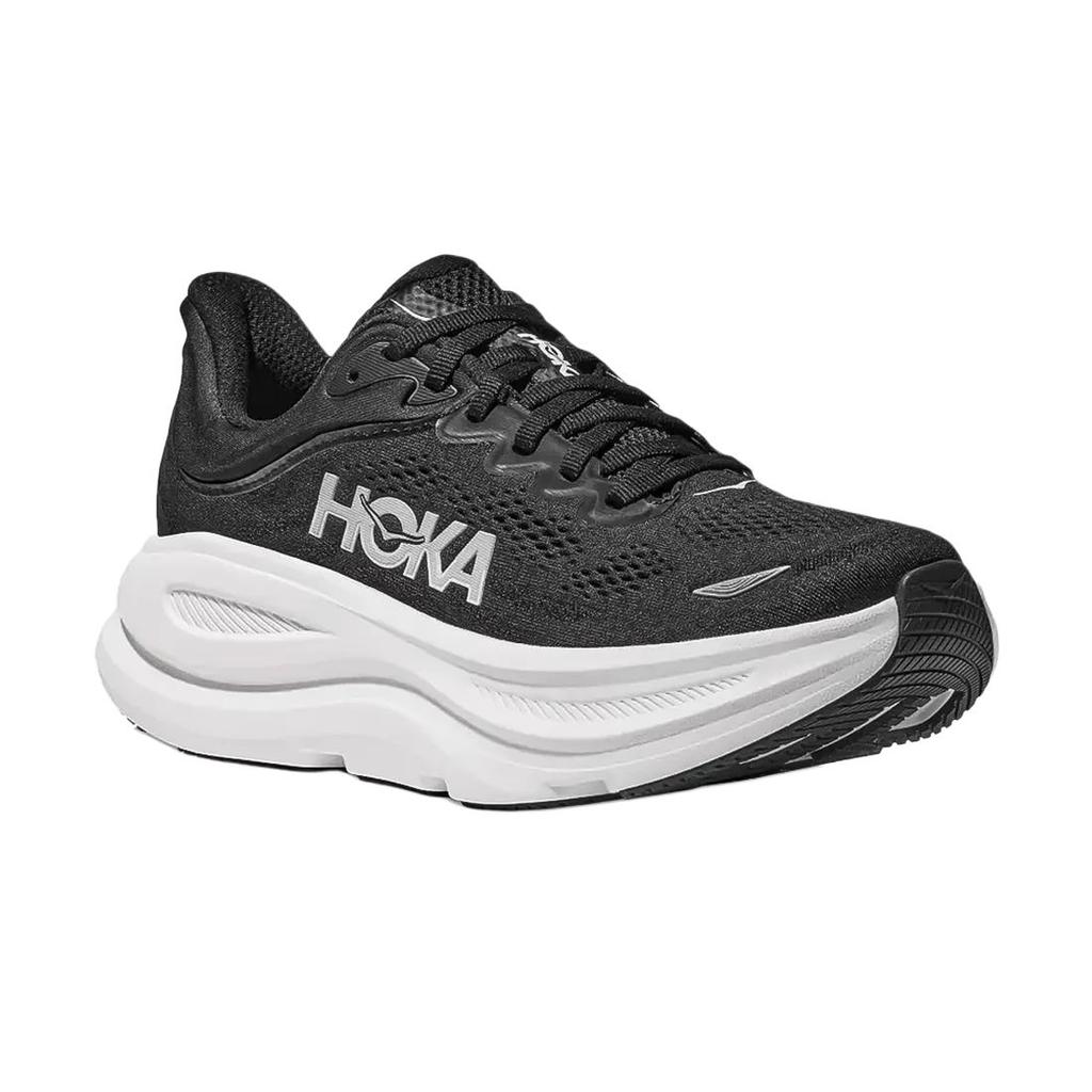 HOKA Bondi 9 Nero Bianco Scarpe da Ginnastica da Donna 1162012-BWHT
