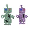 1pcs Baby Silicone Teething Toys, Robot Shape Teether Chew Toys By Key for Baby Learning Colors Sensory Educational Toys