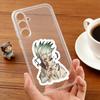Manga Dr. Stone Senku Ishigami phone Case For Samsung S30,23,21,22,20, FE lite,S10,9,8,7 PIus Note20ultra Soft Transparent