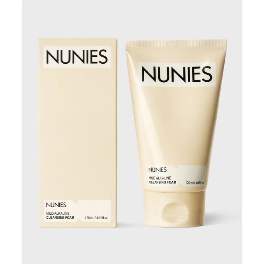 Nunies Slightly Alkaline Cleansing Foam Hyaluronic Whip 120ml