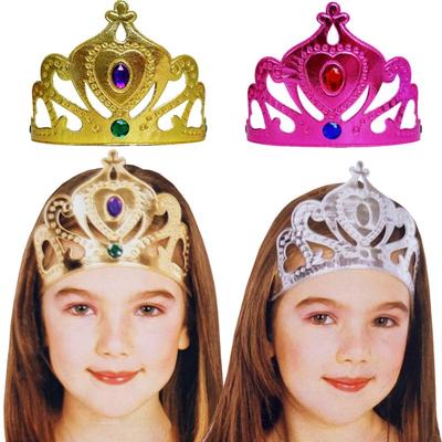 Mrożona Księżniczka Tiara Nakrycie Głowy do Dekoracji Tortu Urodzinowego dla Dzieci