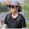 Summer new outdoor camping versatile fashion visor female Mori drawstring sun protection fishing mountaineering sun hat male