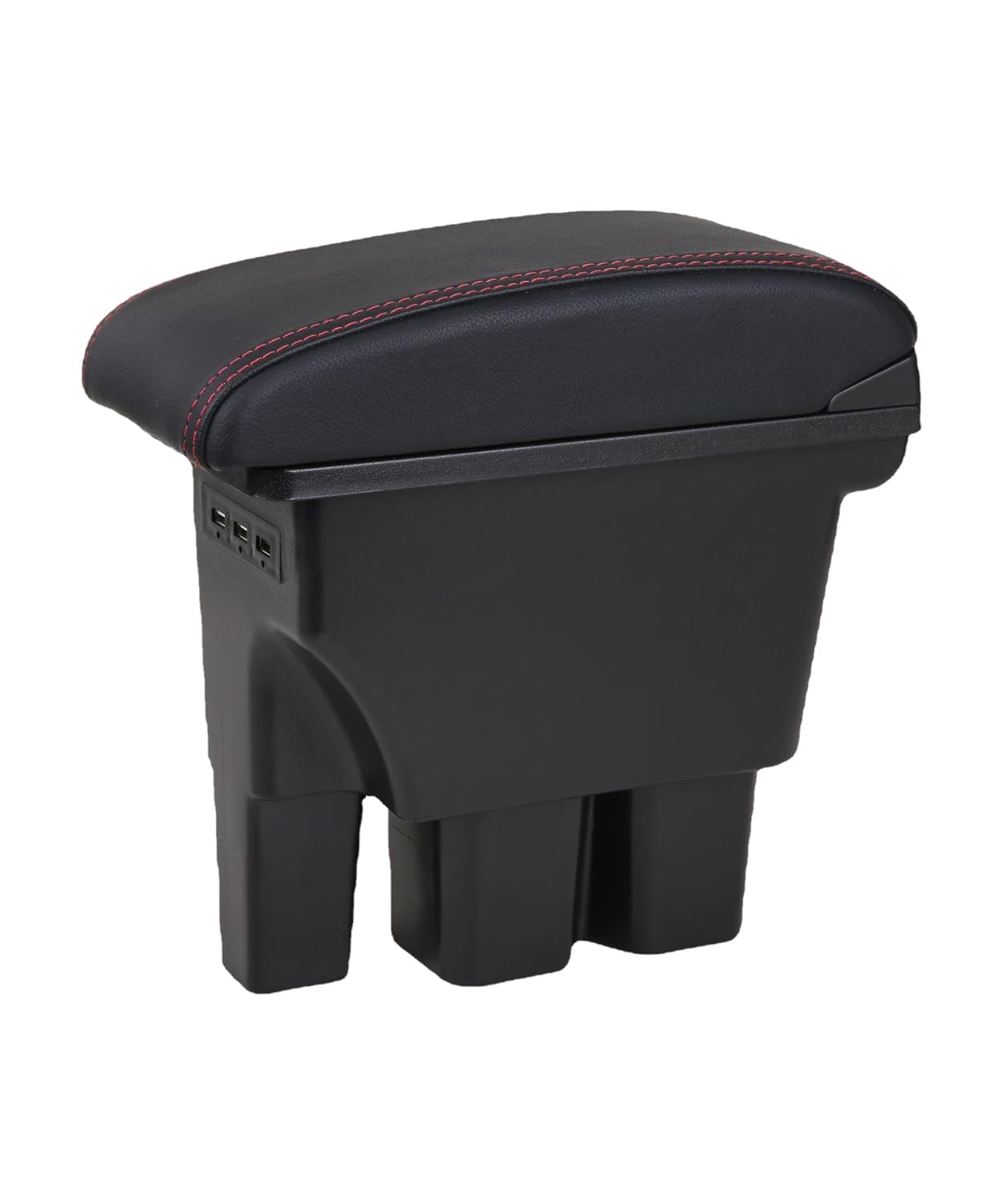 

BTtime Suzuki Jimny Совместим с JB64W и Черный кожаный консольный бокс с Совместимый с OEM USB Легкий для нового Jimny Подлокотник, JB74W, Хранение,