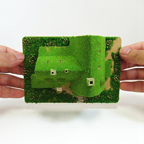 Sankei Kjempe Sitteposer 1/150 Studio Ghibli-serien Kikis budservice Kikis og Jiji's hus (Okino-residensen) MK07-22 Papirhåndverk