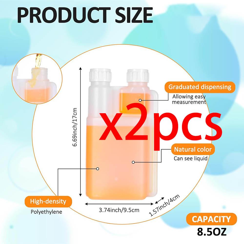 

Plastic Flask with Built in 1 oz Glass,8.5oz Portable Measuring Bottles for Liquid,beverage,oil, Graduated Dispenser for Travel 250ml