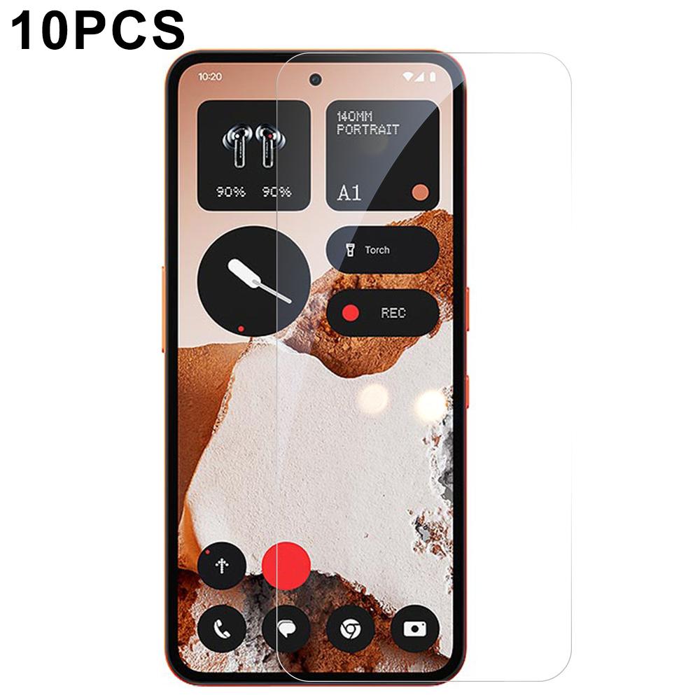

RURIHAI 10Pcs For Nothing CMF Phone 2 Pro Screen Protector 0.26mm 2.5D High Aluminium Silicon Glass Film As Shown A