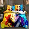 Naruto Bedding Suit Quilt Cover 3D Printed Bedroom Bed Cover Bedclothes 2/3pcs Anime Cartoon Room Decoration Xmas Gift