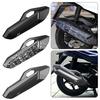 Motorcycle Exhaust Heat Shield Universal Skin Burn Prevention Exhaust Cover for CLICK/PCX 125-160 Anti-Scald Pipe Cover with UV Protection
