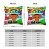 Federe per Cuscini Sprunki Merch Copricuscino Stampato Copricuscino da Lancio Decorazione per Divano Quadrato Multimisura