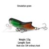 Grasshopper Surface Lure: 3g-9g Bionic Insect Bait for Carp, Silver Carp, Mandarin Fish, and Culter.