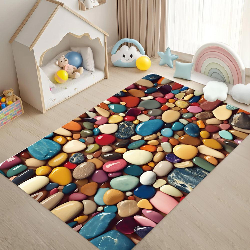 

Clover Pattern Carpet Bedroom Room Bed Blanket Covered with Living Room Carpet Shoes Room Bedroom Kitchen Lightweight Rugs Mat 40x60cm