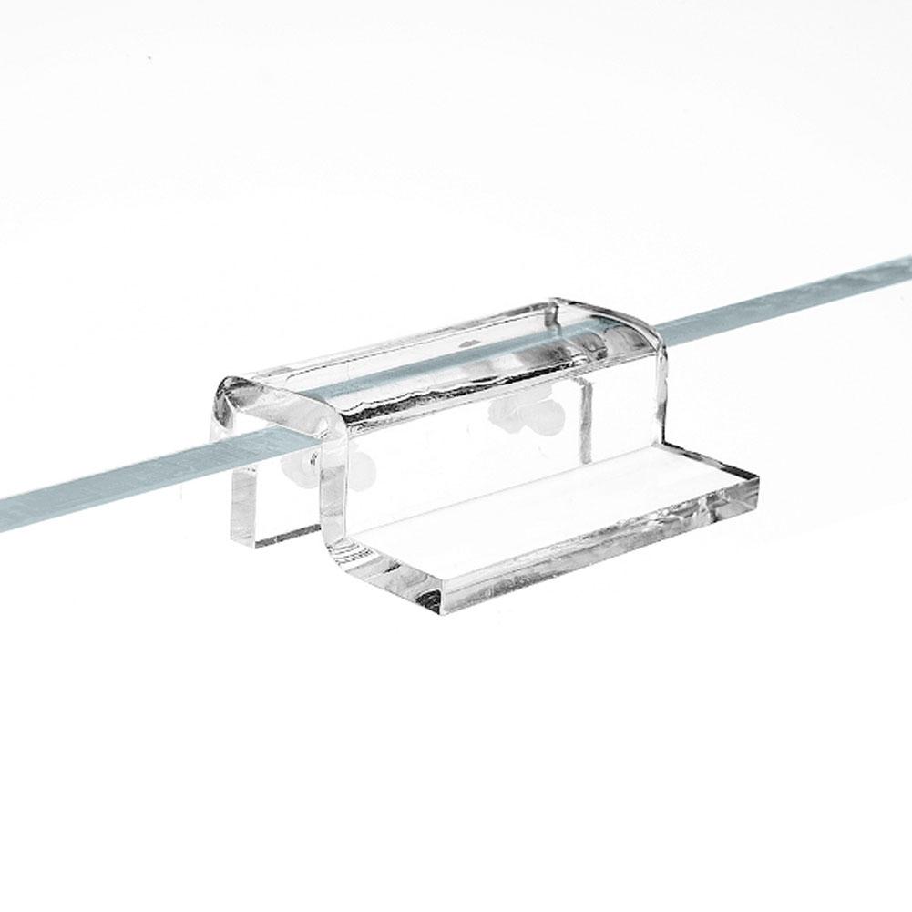4Pcs Glass Cover Acrylic Clip Holder Support Clamp Accessory for Aquarium Fish Tank