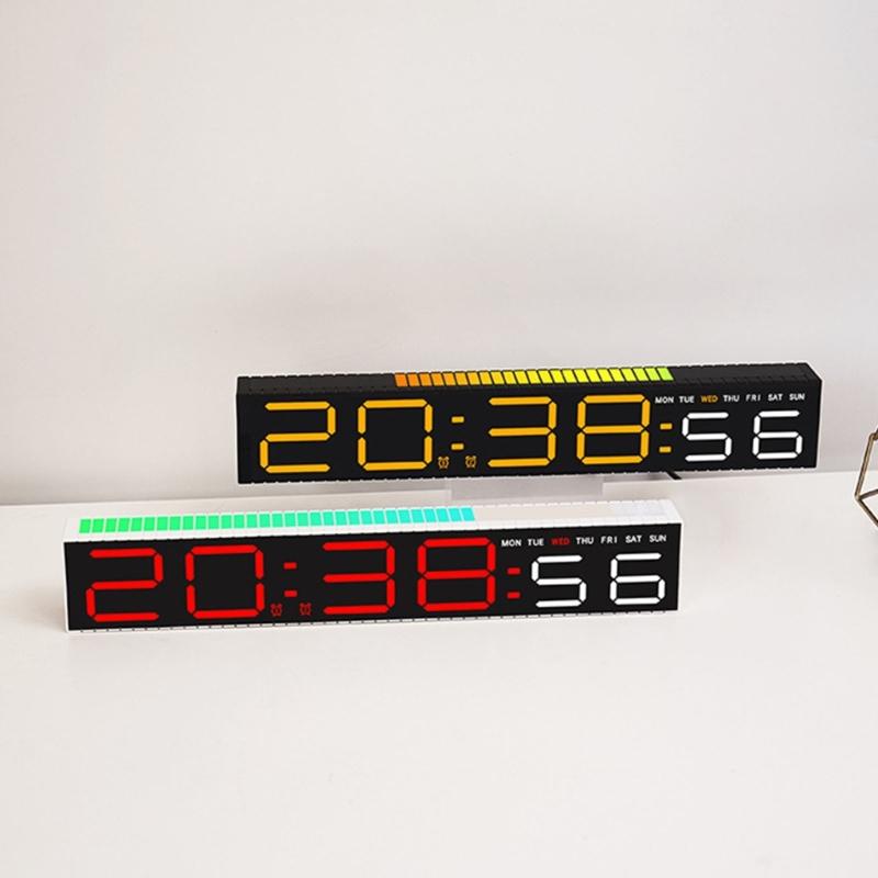 Digital Alarm Clock With Large LED Display 12/24 Format For Home Or Office Decoration Modern Look