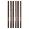 Woodbury Creamy Gel Super Slim Auto Eyeliner 0.12g, Brown, 6 Pcs