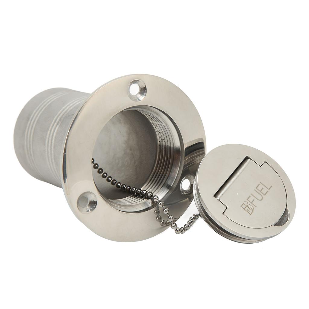 Boat Filler Right Angle Clamshell 316 Stainless Steel Hardware for Boat Keyless Deck Filler 50 Mm 2