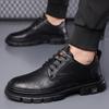 Herrenschuhe Britische Business Casual Lederschuhe Low-Top Workwear Martin Stiefel Trendschuhe Herren Jugend Board Schuhe Herren