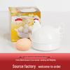 Egg-Shaped Microwave Egg Cooker - Quick & Simple Heart-Shaped Breakfast Mold