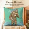 Fanart B-Bioshock R-Rapture Cushion Cover Natural Linen Organic Fabric Double-Sided Printing Sofa Home Decor Gift Pillow Case