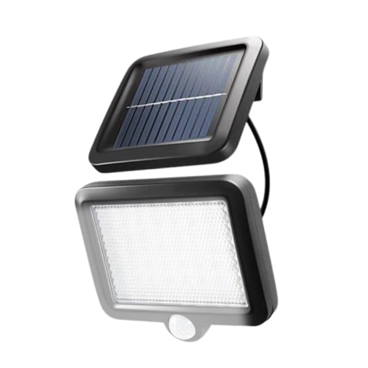 

Outdoor Solar LED Motion Sensor Light, Rechargeable, Waterproof, Security Light, Automatic OnOff, Solar Powered, No Installation Required,