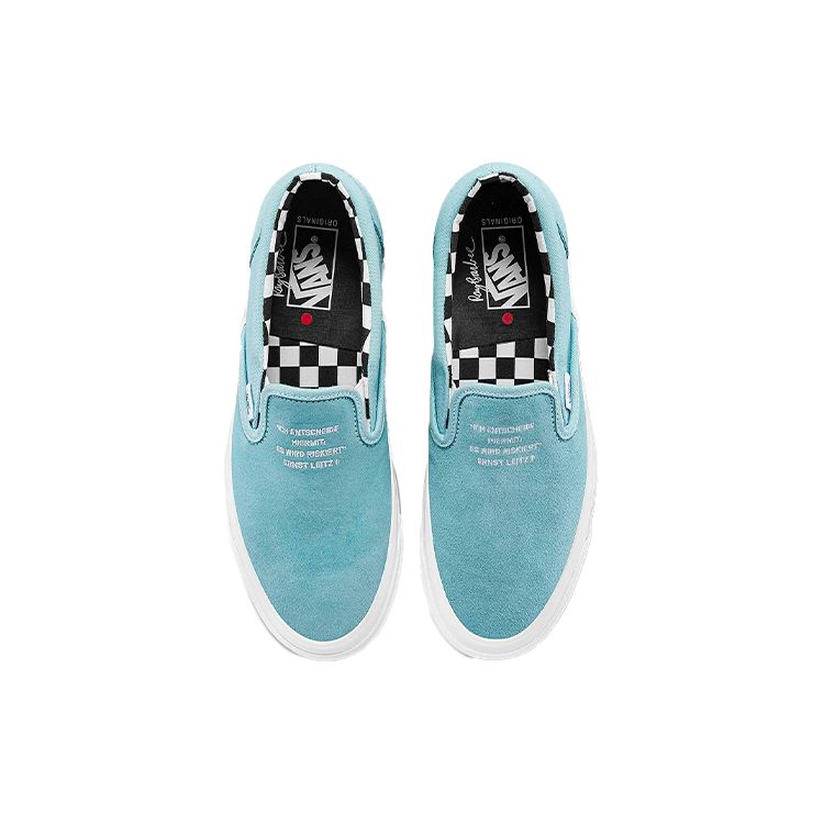 Ray Barbee x Leica x Vans OG Classic Slip-On LX Capturing the Journey Unisex Sneakers Blue Light-Blue VN0A45JK92S