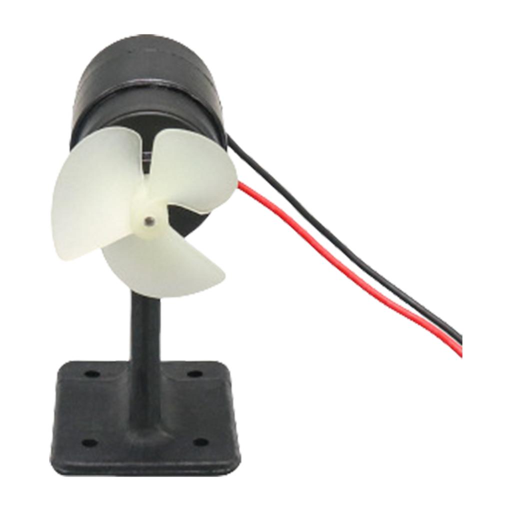 High Power 80W DC Underwater Thruster Motor For Bait Boat Models 10-20V 15kg Load Capacity