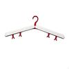 Foldable Clothes Hanger, Portable Travel Dormitory, Space Saving Red