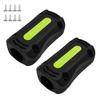 Enhanced Motorcycle Impact Protection Rubber Motorcycle Bumper Protective Motorcycle Accessories Pair for UY125 Riders