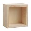 Scatola di immagazzinaggio primaria in legno, quadrata rustica, versatile, mini, articoli vari, scatole per gioielli, articoli per la casa