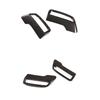 For Peugeot 3008 4008 5008 2017-22 Car Rear Exhaust Tail Pipe Muffler End Pipe Decoration Cover ABS Silver Exterior Accessories