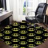 1pc Batman Symbols Office Round Area Rug, Under Office Chairs Bedroom Living Room Home Decor, Room Deco, Available in Various Sizes
