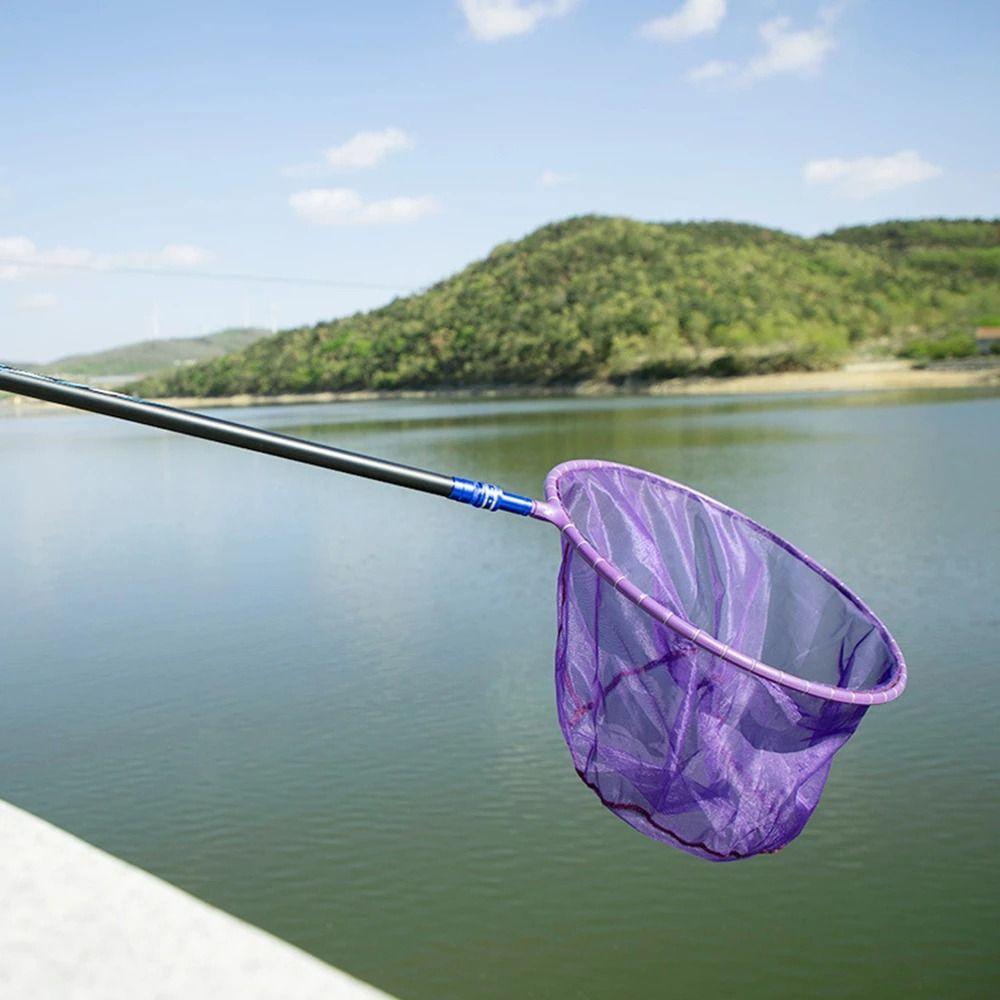 Hand Net 40cm/45cm Folding Net 8mm Interface Fishing Net Landing Net Brail Head Fishing Folding Net
