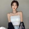 With chest pad, women's new removable shoulder strap tube top sling integrated vest with beautiful back top
