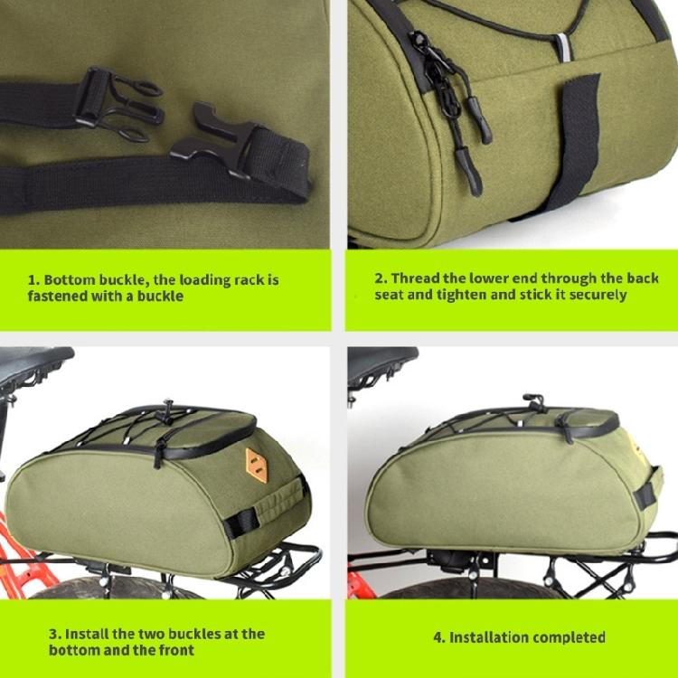 Waterproofs Bicycles Rear Bag Large Capacity Bike Panniers Rack Bag Cycling Rear Seats Tail Bag Cycling Accessories