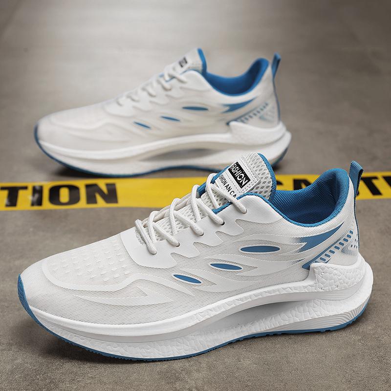 Men's Breathable Sports Shoes Spring New Mesh Casual Fashi Versatile Trendy Men's Shoes Summer Running Shoes Suitable for Outdoor Sports