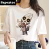 Owl House T Shirt Top Tees Women Streetwear Japanese White T Shirt Funny T-shirt Clothes Manga Couple Clothes