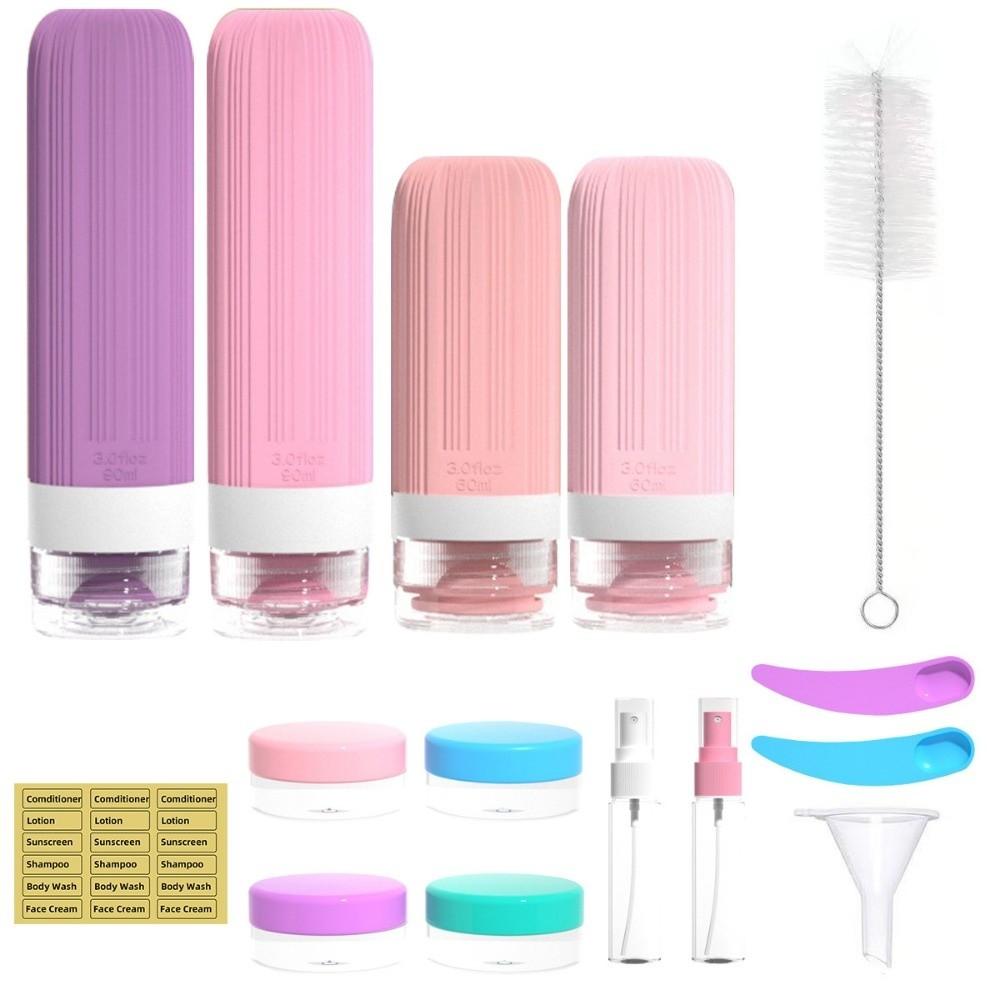 Leak-Proof Travel Bottle Set Soft Portable Lotion Container  Sub-bottling Tool