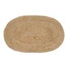 House Nordic Bombay Ovale geflochtene Jute-Fußmatte