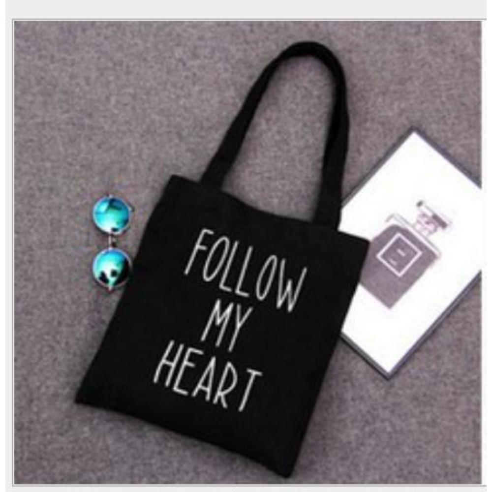 Korean version of Mori women's literary canvas bag trendy male and female students new shoulder portable Korean version of simple women's bag