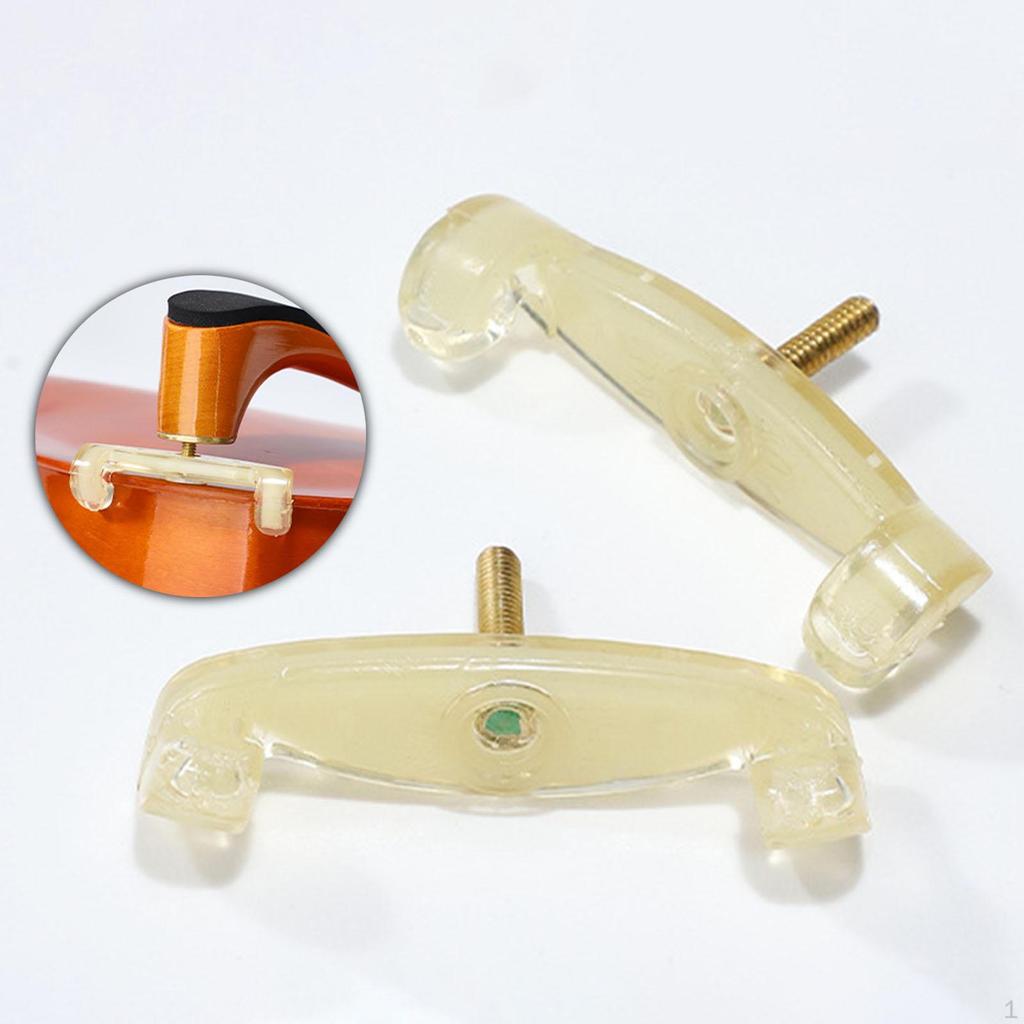 Violin Shoulder Rest Feet Repair Parts Anti Slip Rubber Compact Easy To Install Universal Musical